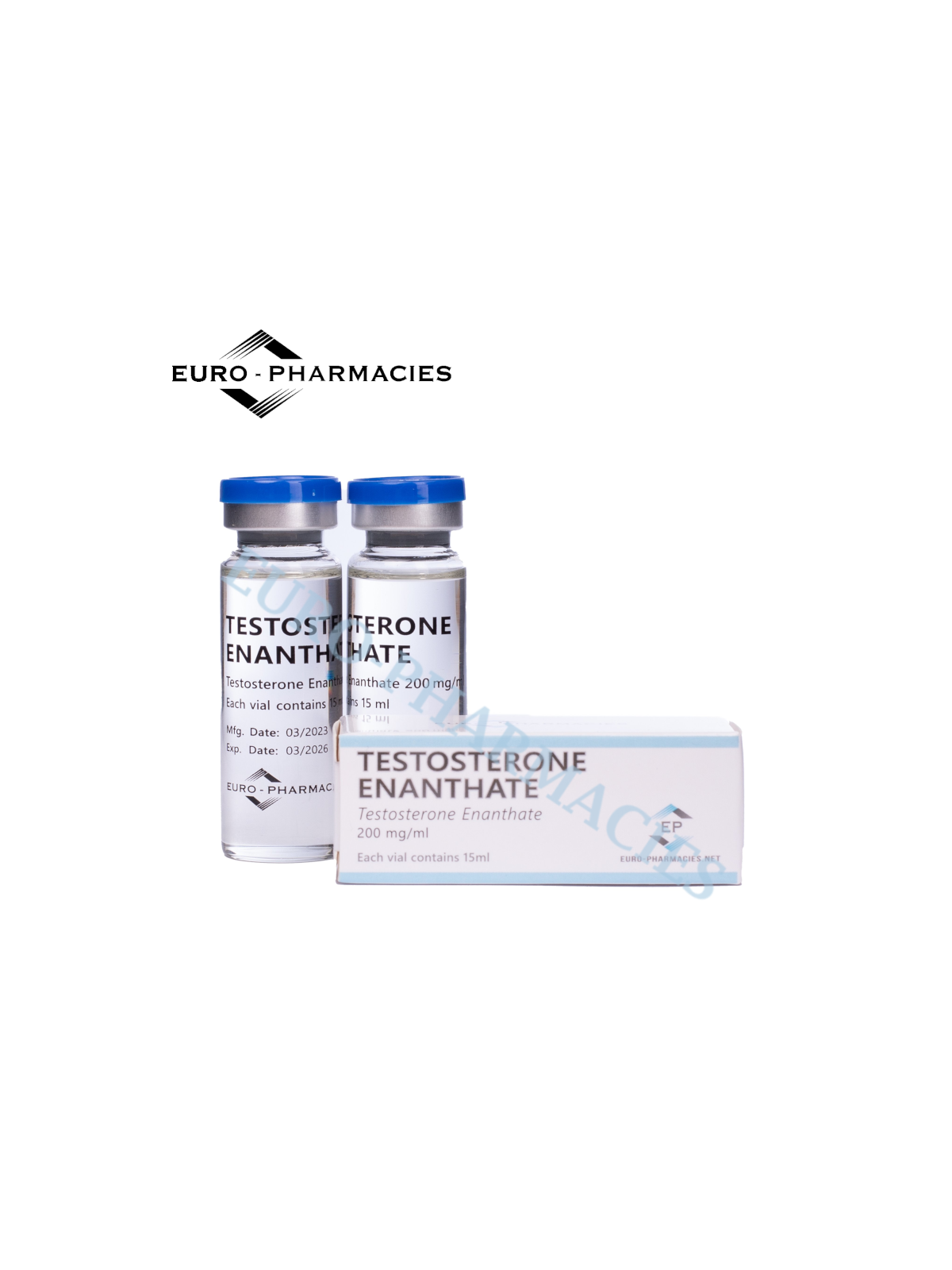 Testosterone Enanthate - 200mg/ml, 15ml/vial - Euro-Pharmacies - NEW