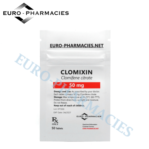 Clomixin (Clomid) - 50mg/tab, 50 pills/bag - Euro-Pharmacies