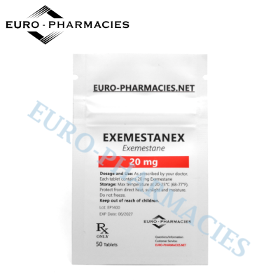 Exemestanex ( Aromasin) - 20mg/tab, 50 pills/bag - Euro-Pharmacies