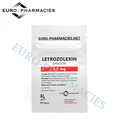 Letrozolexin (Letrozole)- 2.5 mg/tab, 50 pills/bag - Euro-Pharmacies