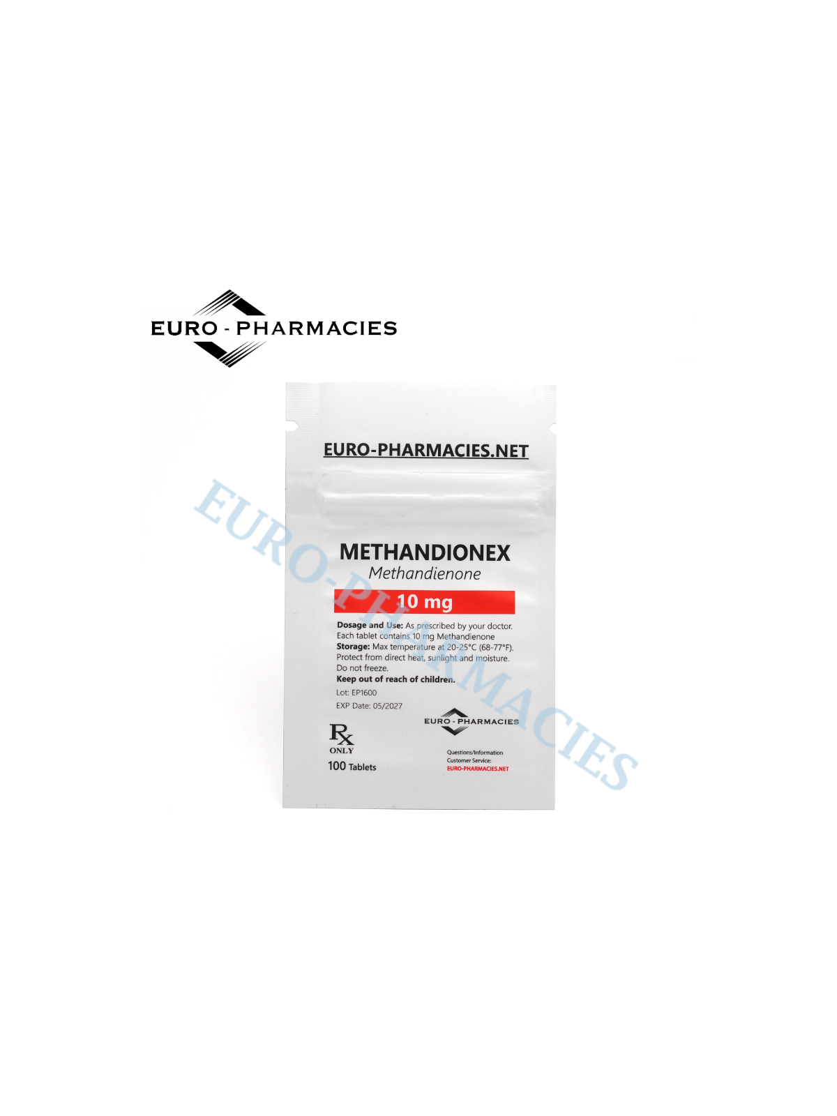 Methandionex 10 (Dianabol) - 10mg/tab, 100 pills/bag - Euro-Pharmacies