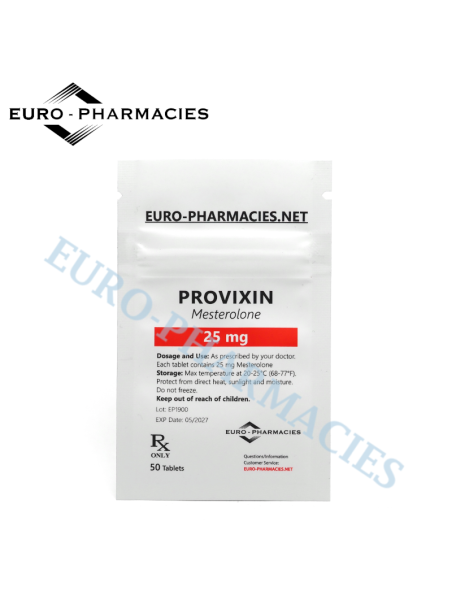 Provixin (Proviron ) - 25mg/tab, 50 pills/bag - Euro-Pharmacies