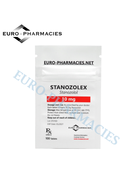 Stanozolex (Winstrol) - 10mg/tab, 100 pills/bag - Euro-Pharmacies