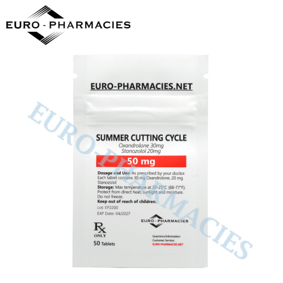 Summer Cutting cycle (20 mg winstrol + 30mg anavar) - 50mg/tab, 50 pills/bag - Euro-Pharmacies