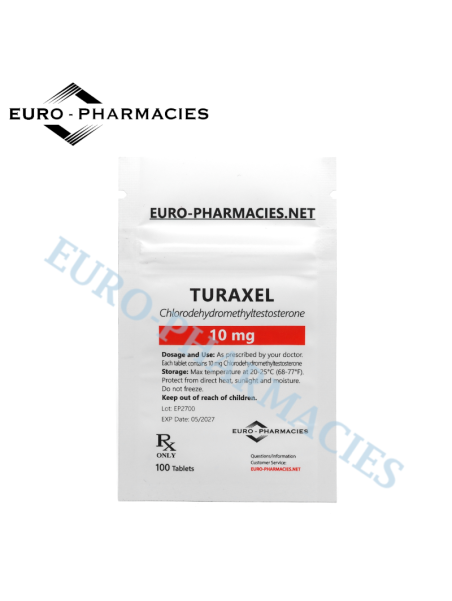 Turaxel (Turanabol) - 10mg/tab, 100 pills/bag - Euro-Pharmacies