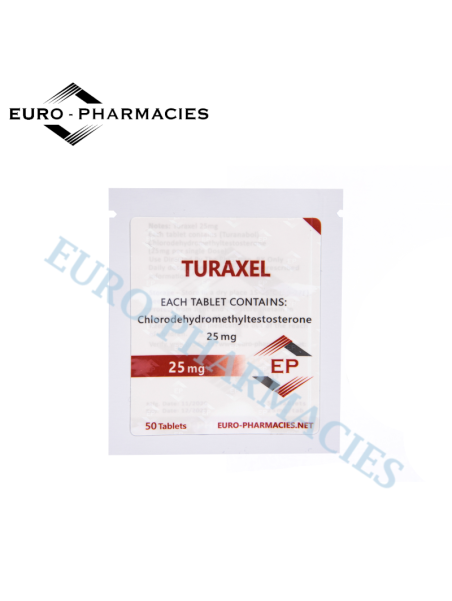 Turaxel 25 (Turanabol) - 25mg/tab, 50 pills/bag - Euro-Pharmacies - USA