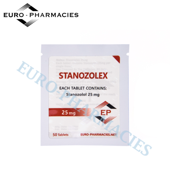 Stanozolex 25 (Winstrol) - 25mg/tab, 50 pills/bag - Euro-Pharmacies - USA