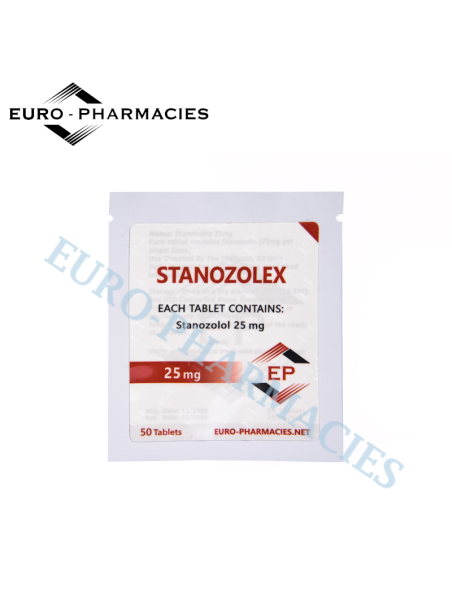 Stanozolex 25 (Winstrol) - 25mg/tab, 50 pills/bag - Euro-Pharmacies - USA