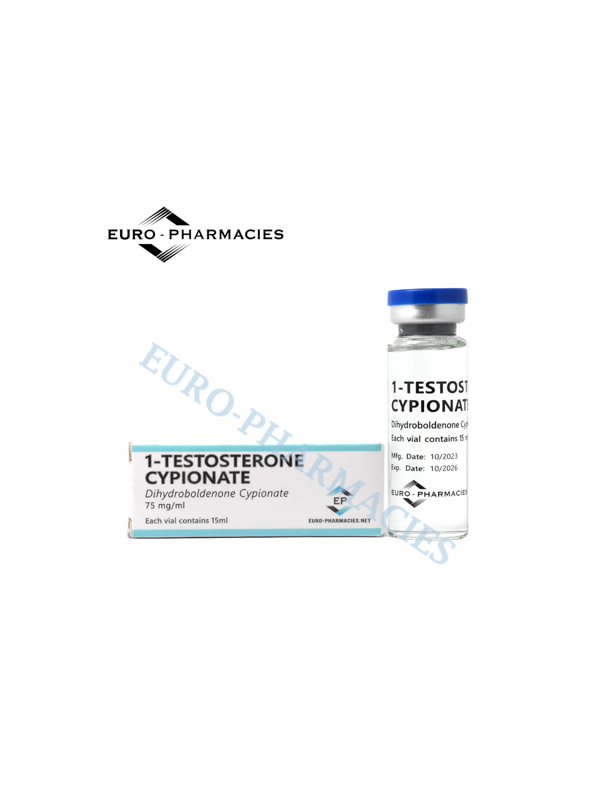 1-Testosterone Cypionate DHB 75mg/ml, 15ml/vial