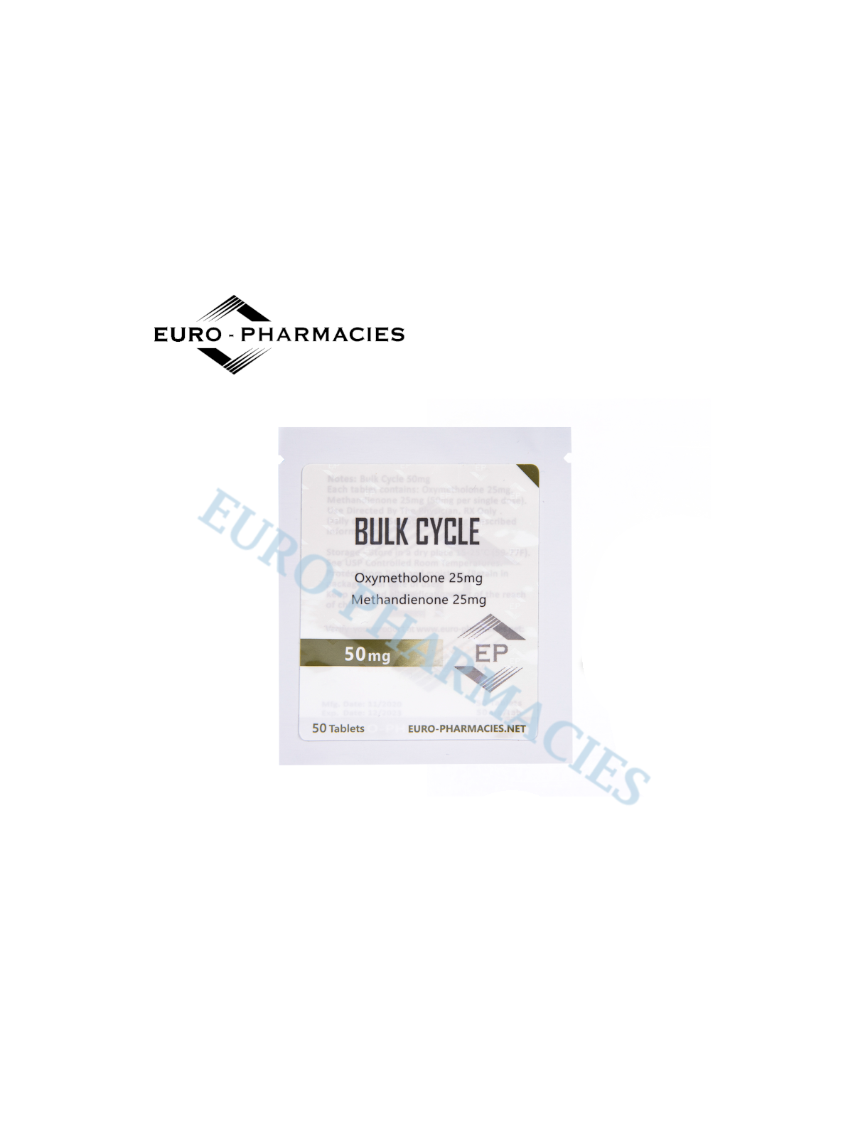 Bulk Cycle ( D-bol 25mg +  Drol 25mg ) -50mg/tab, 50 pills/bag - Euro-Pharmacies