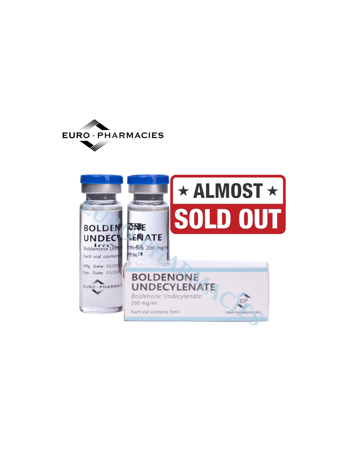 Boldenone Undecylenate - 200mg/ml, 15ml/vial - Euro-Pharmacies - USA