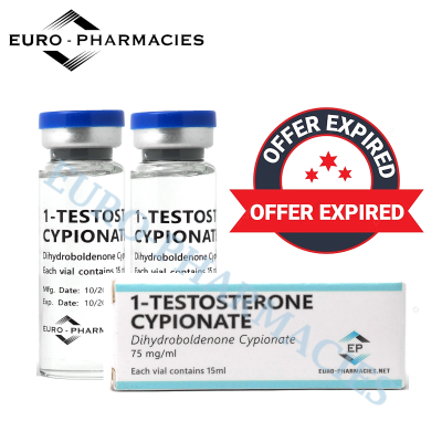 1-Testosterone Cypionate DHB 75mg/ml, 15ml/vial - Euro-Pharmacies - USA