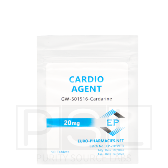 Cardio Agent (GW501516) - 20mg/tab - 50 tab - Euro-Pharmacies - USA