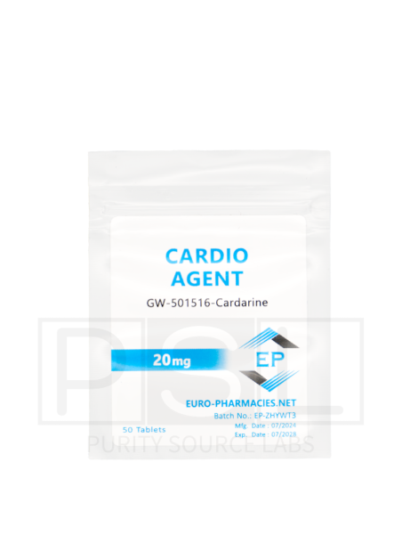 Cardio Agent (GW501516) - 20mg/tab - 50 tab - Euro-Pharmacies - USA