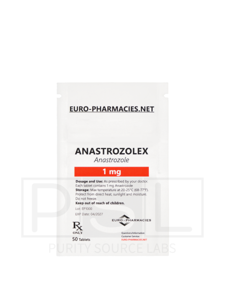 Anastrozolex (ARIMIDEX) - 1mg/tab, 50 pills/bag - Euro-Pharmacies