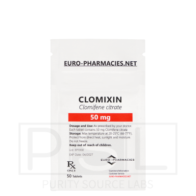 Clomixin (Clomid) - 50mg/tab, 50 pills/bag - Euro-Pharmacies