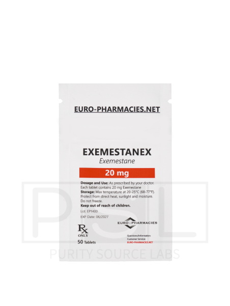 Exemestanex ( Aromasin) - 20mg/tab, 50 pills/bag - Euro-Pharmacies
