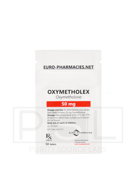 Oxymetholex (Anadrol) - 50mg/tab, 50 pills/bag - Euro-Pharmacies