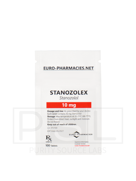 Stanozolex (Winstrol) - 10mg/tab, 100 pills/bag - Euro-Pharmacies