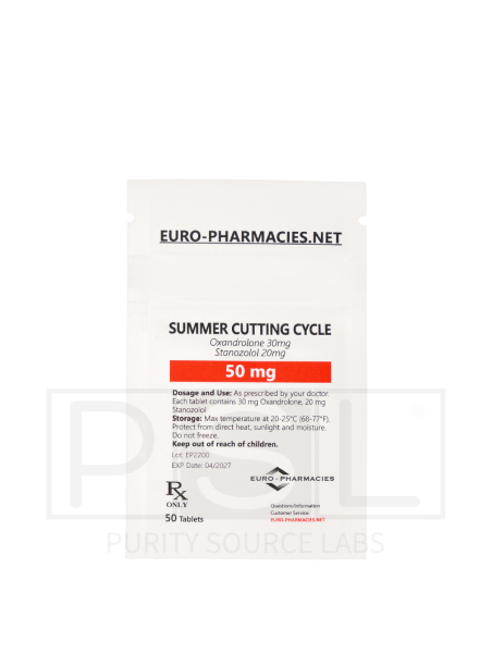 Summer Cutting cycle (20 mg winstrol + 30mg anavar)  -50mg/tab, 50 pills/bag - Euro-Pharmacies