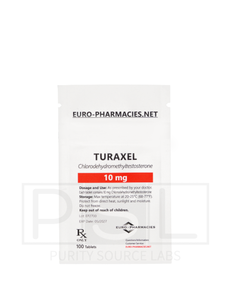 Turaxel (Turanabol) - 10mg/tab, 100 pills/bag - Euro-Pharmacies