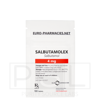 Salbutamolex (salbutamol) - 4mg/tab, 100 pills/bag - Euro-Pharmacies - USA