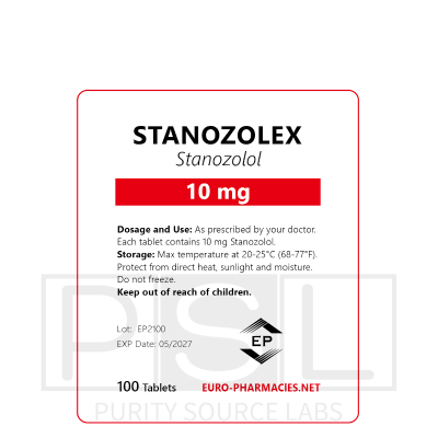 Stanozolex 10 (Winstrol) - 10mg/tab, 100 pills/bag - Euro-Pharmacies - USA