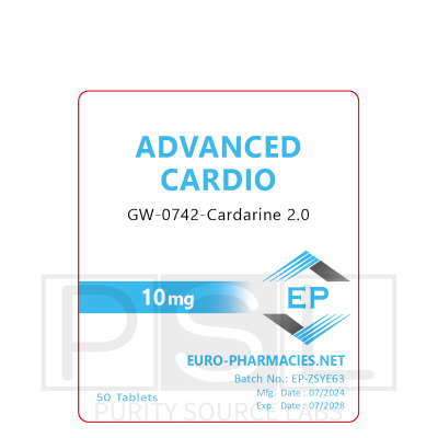 Advanced Cardio (GW 0742) - 10mg/tab, 50 pills/bag - Euro-Pharmacies - USA