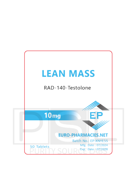 Lean Mass (RAD140) - 10mg/tab- 50 tab - Euro-Pharmacies - USA