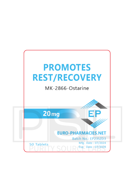 Promotes rest/recovery (MK2866) - 20mg/tab - 50 tab - USA