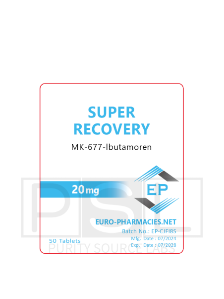 Super recovery (MK677) - 20mg/tab - 50 tab - Euro-Pharmacies - USA