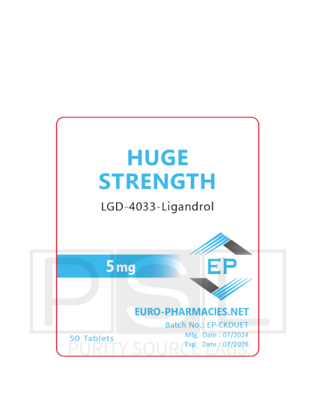 Huge strength (LGD4033) - 5mg/tab - 50 tab - Euro-Pharmacies
