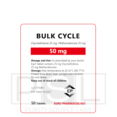 Bulk Cycle ( D-bol 25mg +  Drol 25mg ) -50mg/tab, 50 pills/bag - Euro-Pharmacies - USA