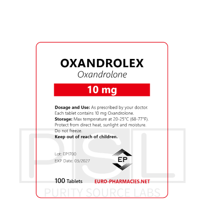 Oxandrolex 10 (Anavar) - 10mg/tab, 100 pills/bag - Euro-Pharmacies - USA