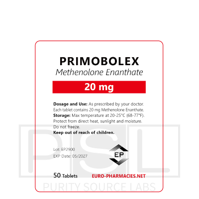 Primobolex (Primobolan depot) - 20mg/tab, 50 pills/bag - Euro-Pharmacies -USA