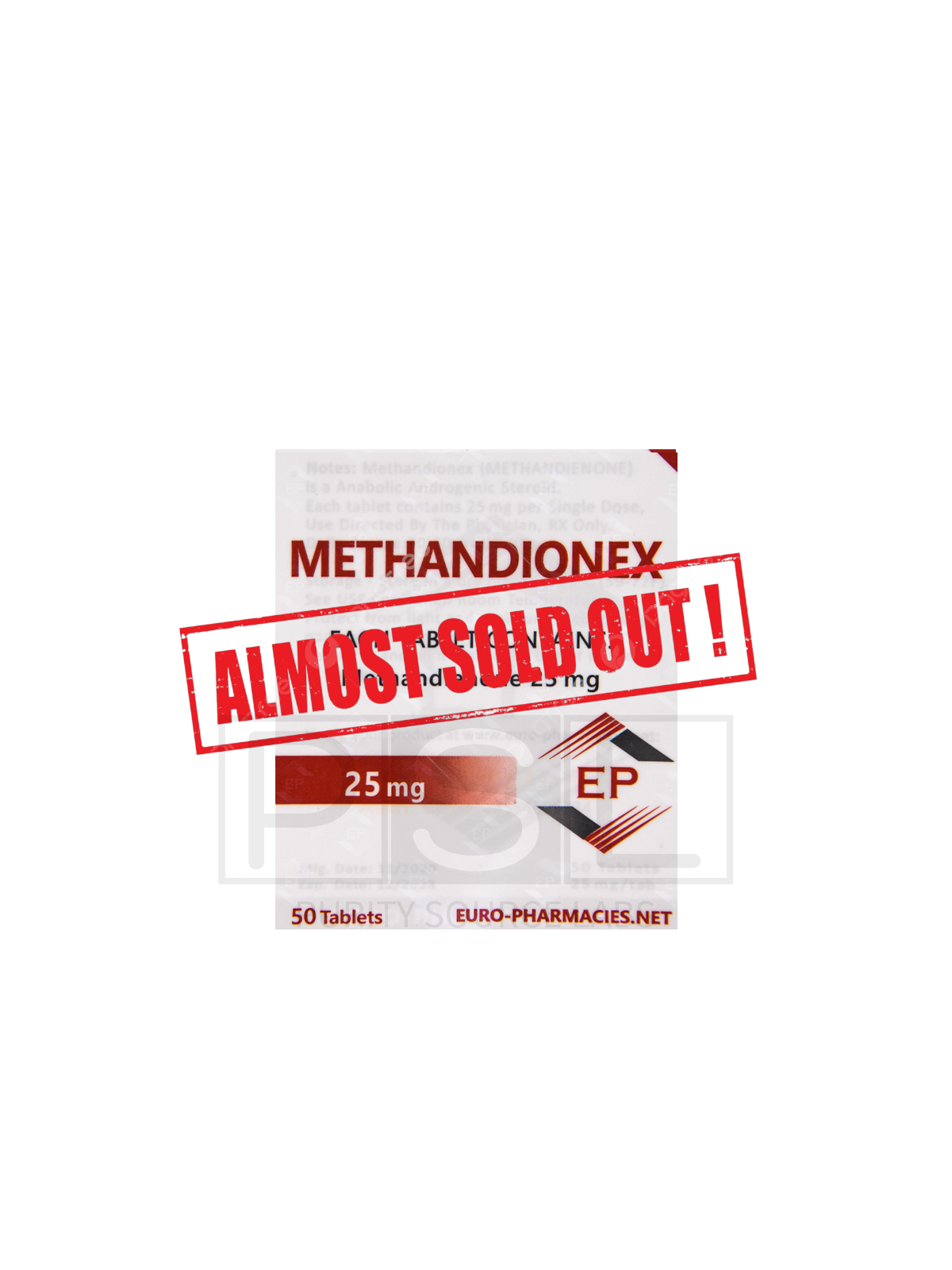 Methandionex 25 (Dianabol) - 25mg/tab, 50 pills/bag - Euro-Pharmacies - USA