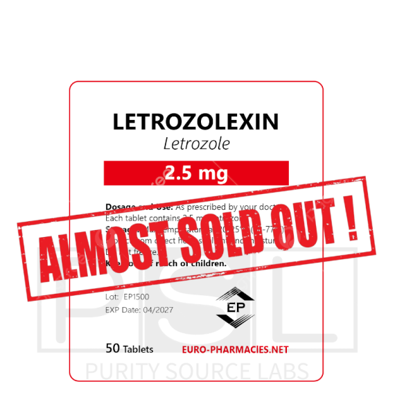 Letrozolexin (Letrozole)- 2.5 mg/tab, 50 pills/bag - Euro-Pharmacies