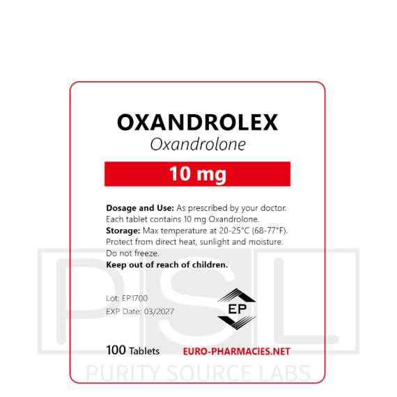 Oxandrolex (Anavar) - 10mg/tab, 100 pills/bag - Euro-Pharmacies