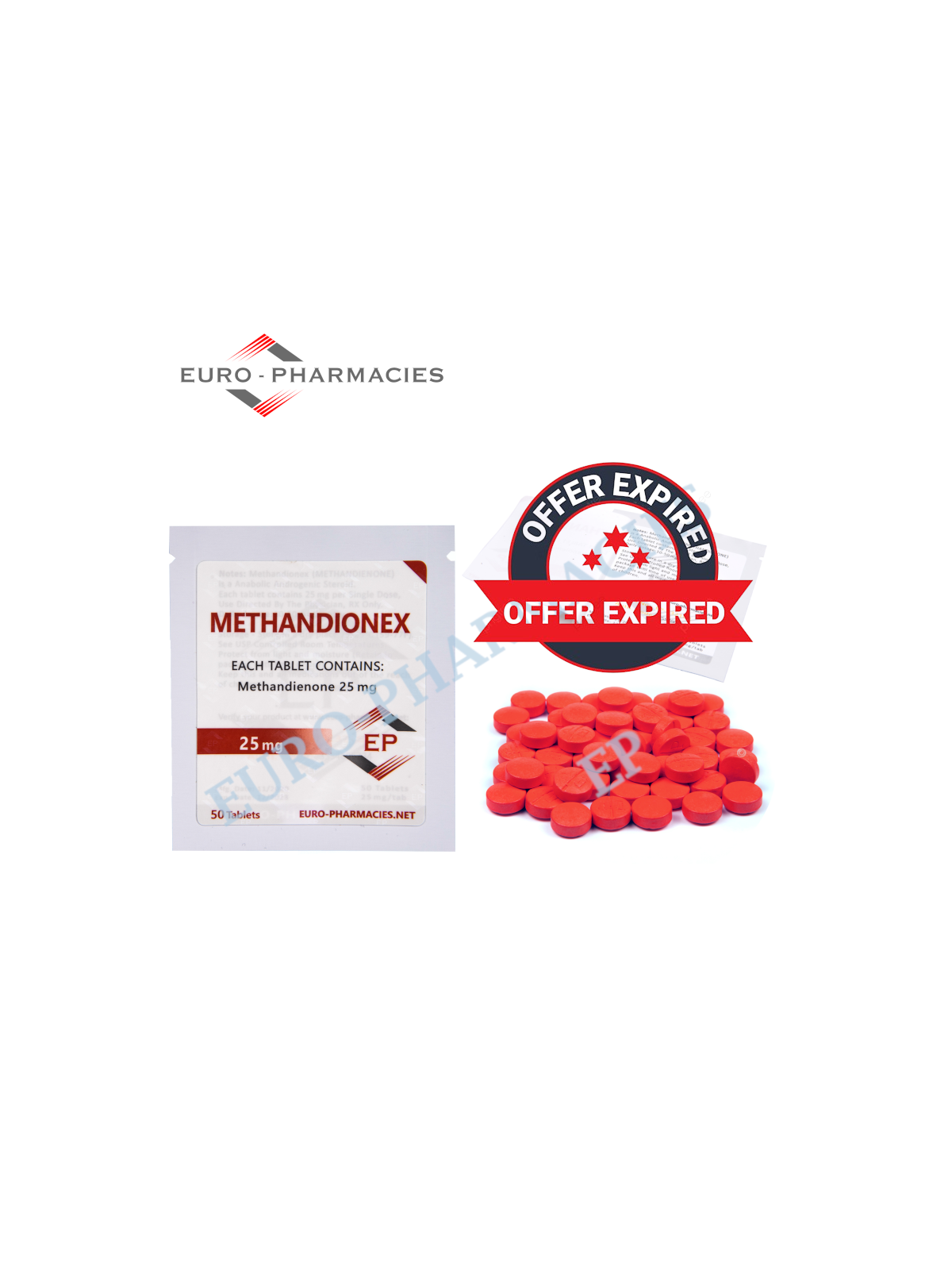 Methandionex 25 (Dianabol) - 25mg/tab, 50 pills/bag - Euro-Pharmacies – USA