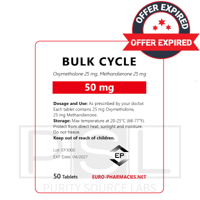 Bulk Cycle ( D-bol 25mg +  Drol 25mg ) -50mg/tab, 50 pills/bag - Euro-Pharmacies - USA
