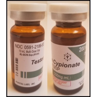 Testosterone Cypionate - 200mg/ml 10ml/vial - PIVOTAL