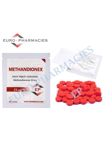 Methandionex 25 (Dianabol) - 25mg/tab, 50 pills/bag - Euro-Pharmacies