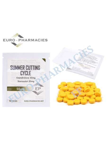 Summer Cutting cycle ( 20 mg winstrol + 30mg anavar) -50mg/tab, 50 pills/bag - Euro-Pharmacies