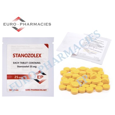 Stanozolex 25 (Winstrol) - 25mg/tab, 50 pills/bag - Euro-Pharmacies - USA