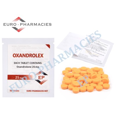 Oxandrolex 25 (Anavar) - 25mg/tab, 50 pills/bag - Euro-Pharmacies - USA
