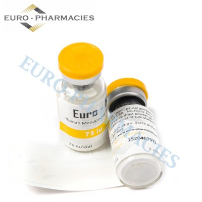 HMG- (Euro-HMG ) - 75iu/ 2ml vial - EP+ Bacteriostatic Water- 0.9% 2ml/vial EP