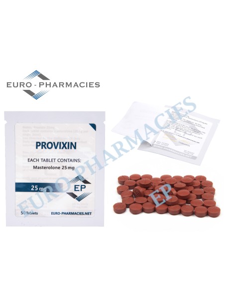 Provixin ( Proviron ) - 25mg/tab, 50 pills/bag - Euro-Pharmacies