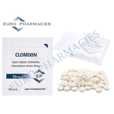 Clomixin ( Clomid ) - 50mg/tab, 50 pills/bag - Euro-Pharmacies
