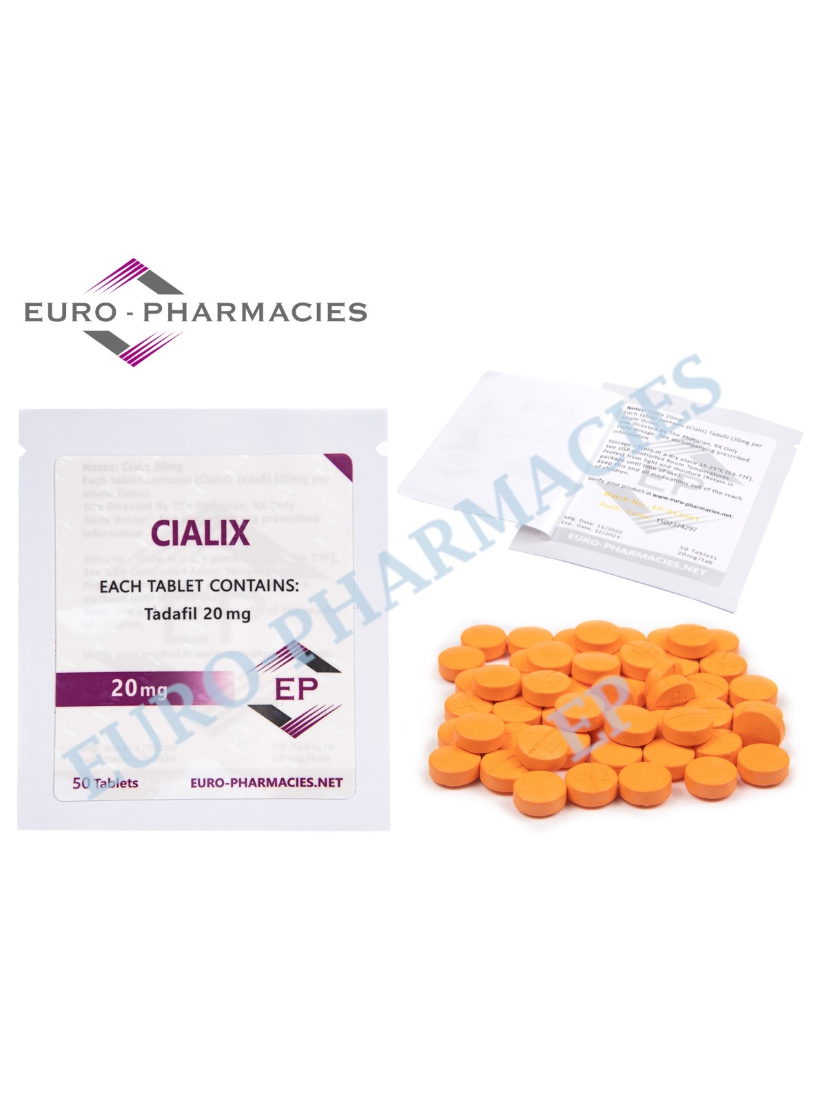 Cialix (Tadafil) - 20mg/tab EP