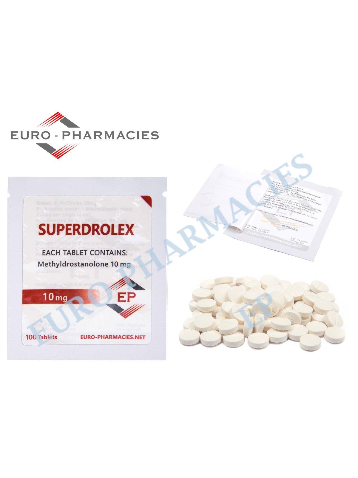 Superdrolex (Methyldrostanolone) - 10mg/tab EP